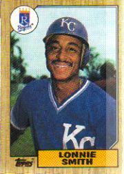 1987 Topps Baseball Cards      069      Lonnie Smith